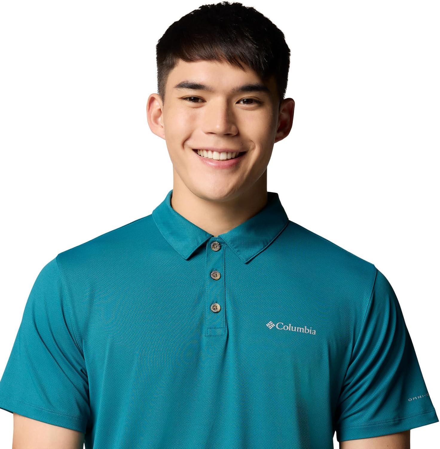 imageMens Tech Trail Utility PoloRiver Blue