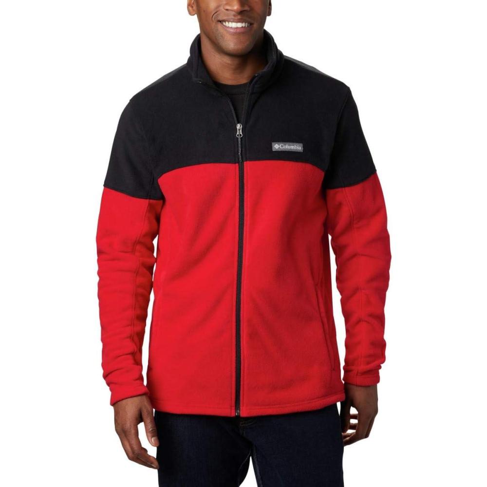 imageColumbia Mens Basin Trail Iii Full ZipMountain RedBlack