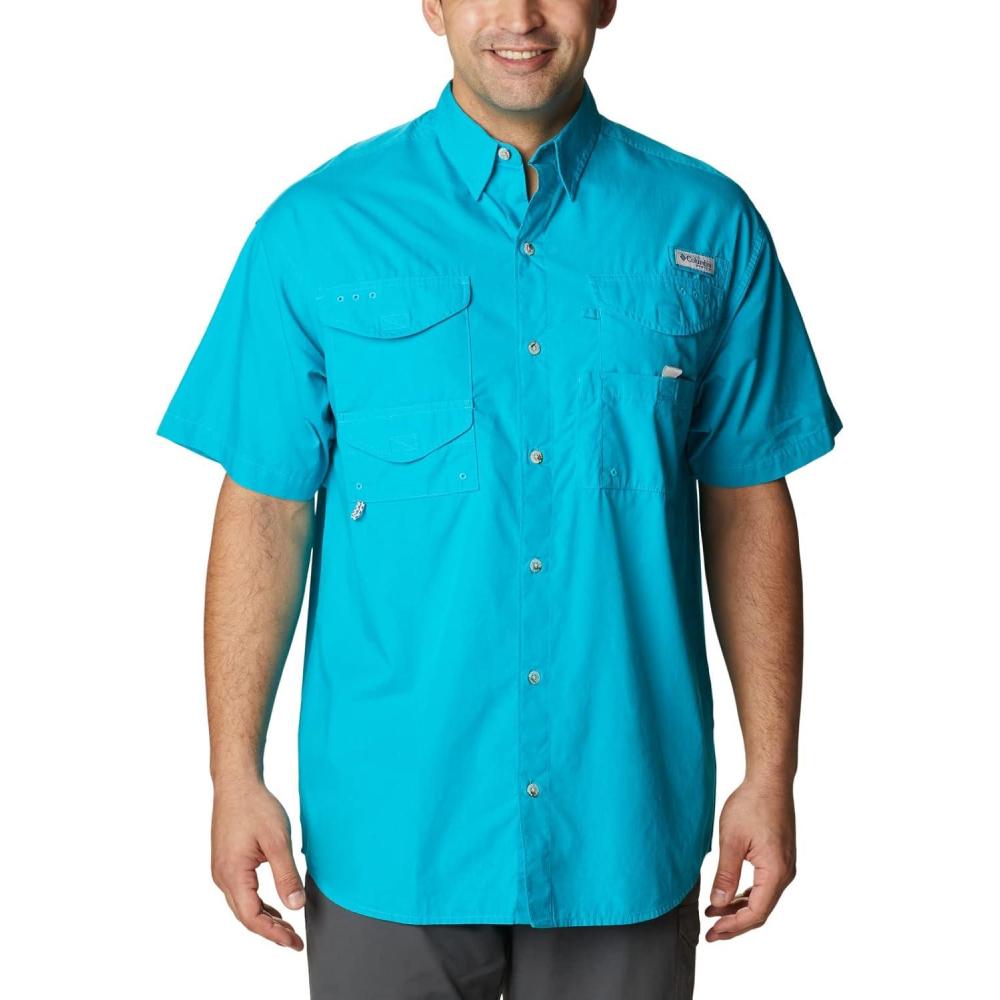 imageColumbia Mens Bonehead Short Sleeve ShirtOcean Teal