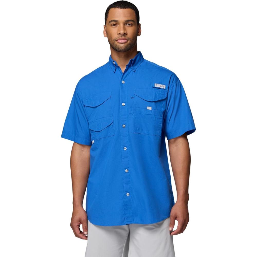 imageColumbia Mens Bonehead Short Sleeve ShirtVivid Blue