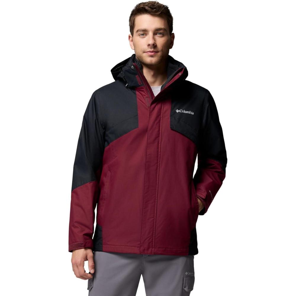 imageColumbia Mens Bugaboo Iii Fleece Interchange JacketRich WineBlack