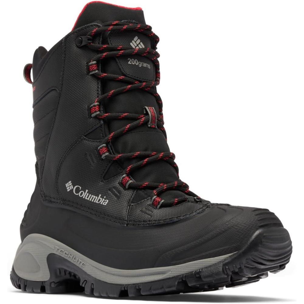 imageColumbia Mens Bugaboot III Snow BootBlackBright Red