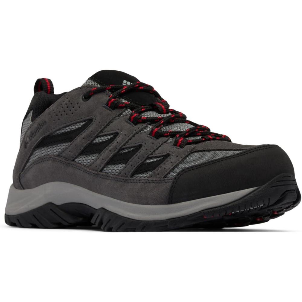 imageColumbia Mens Crestwood Hiking BootsDark GreyMountain Red