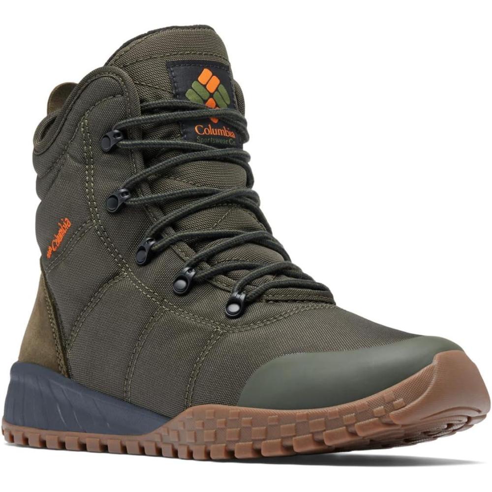 imageColumbia Mens Fairbanks OmniHeat Snow BootsDeep OliveDesert Sun