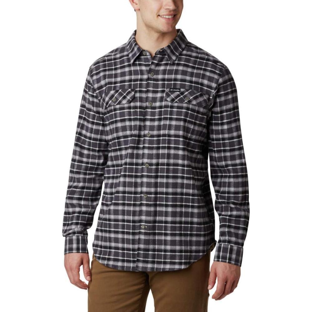 imageColumbia Mens Flare Gun Stretch FlannelShark Grid