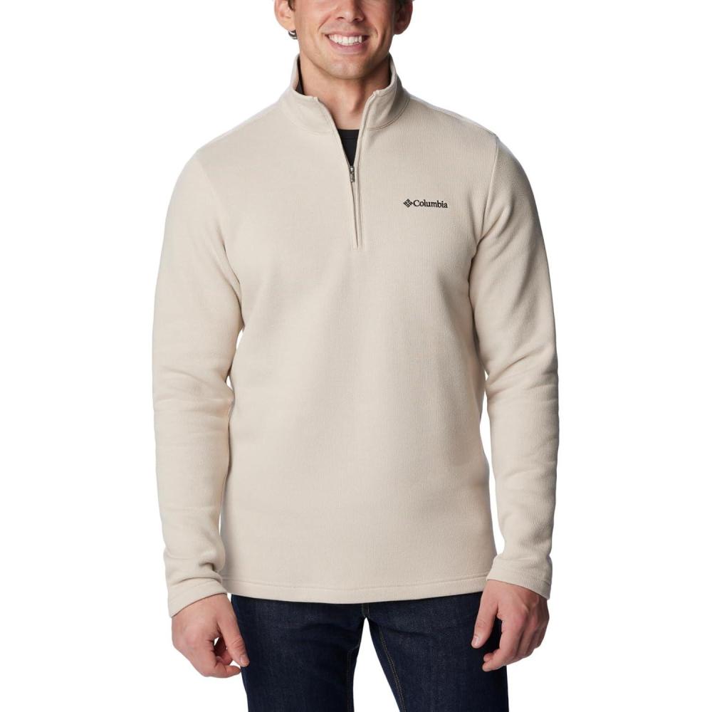 imageColumbia Mens Great Hart Mountain III Half ZipDark Stone Heather