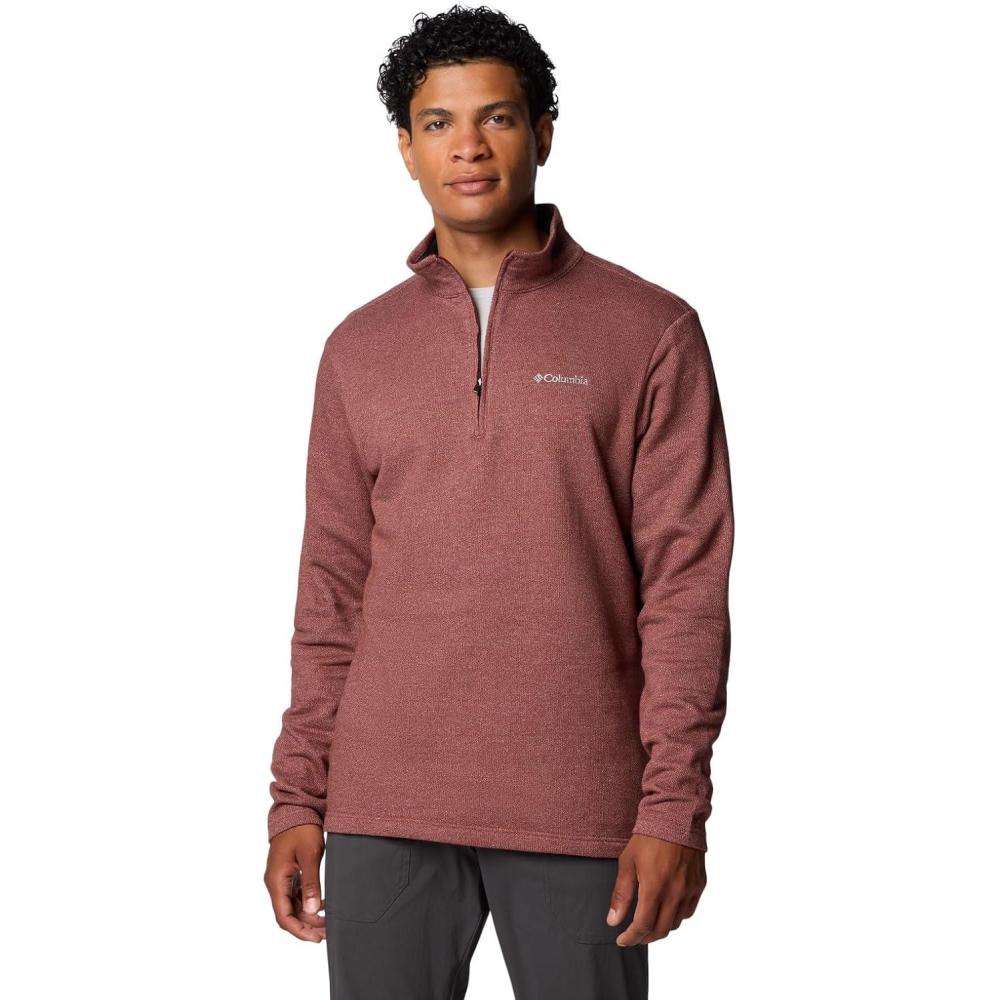 imageColumbia Mens Great Hart Mountain III Half ZipSpice Heather