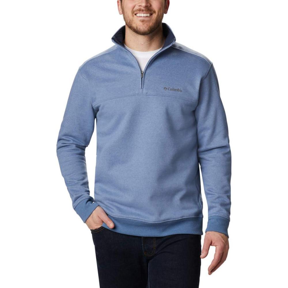 imageColumbia Mens Hart Mountain II Half Zip JacketBluestone Heather