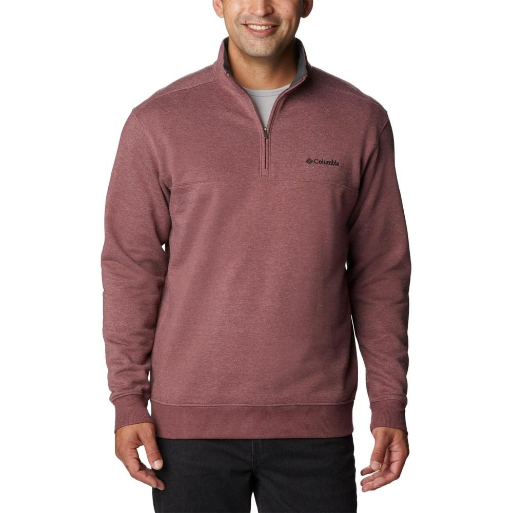 imageColumbia Mens Hart Mountain II Half Zip JacketLight Raisin Heather