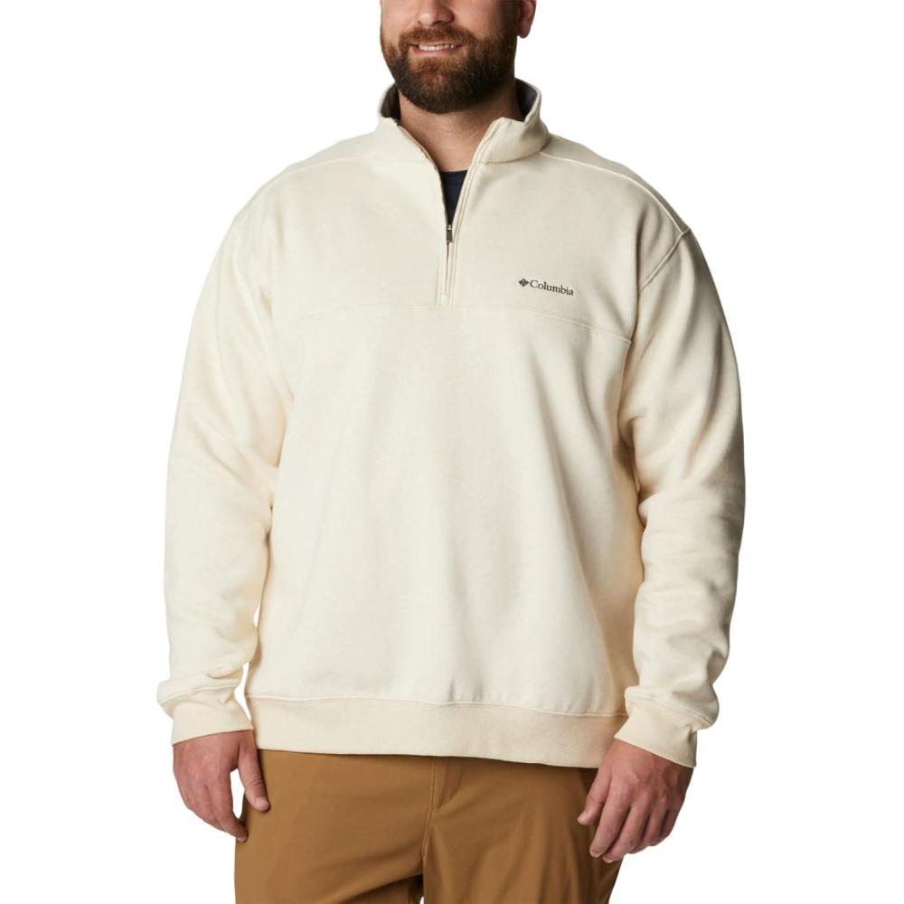 imageColumbia Mens Hart Mountain II Half Zip JacketOatmeal Heather