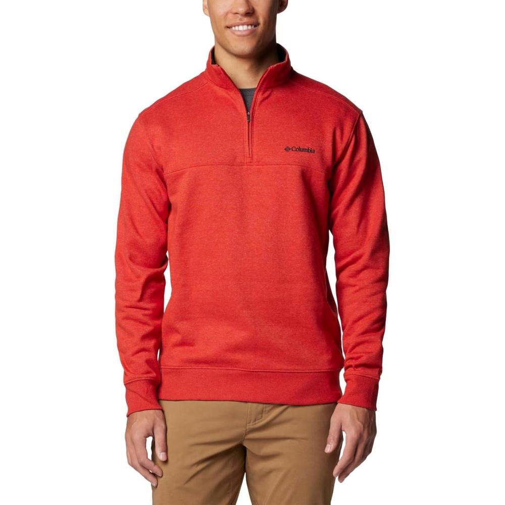 imageColumbia Mens Hart Mountain II Half Zip JacketSail Red Heather