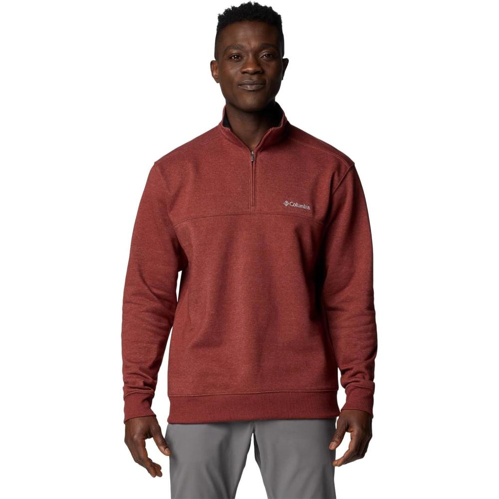 imageColumbia Mens Hart Mountain II Half Zip JacketSpice Heather