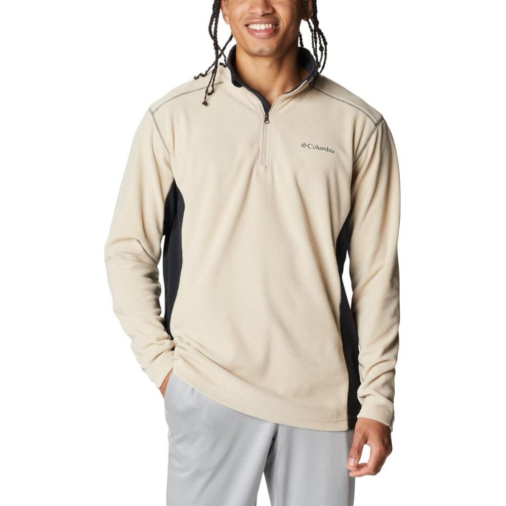 imageColumbia Mens Klamath Range Ii Half ZipAncient FossilBlack