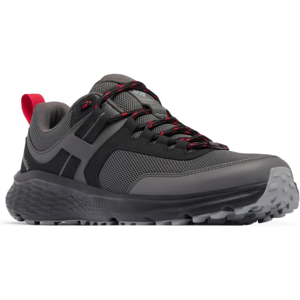 imageColumbia Mens Konos Low Hiking ShoesDark GreyMountain Red