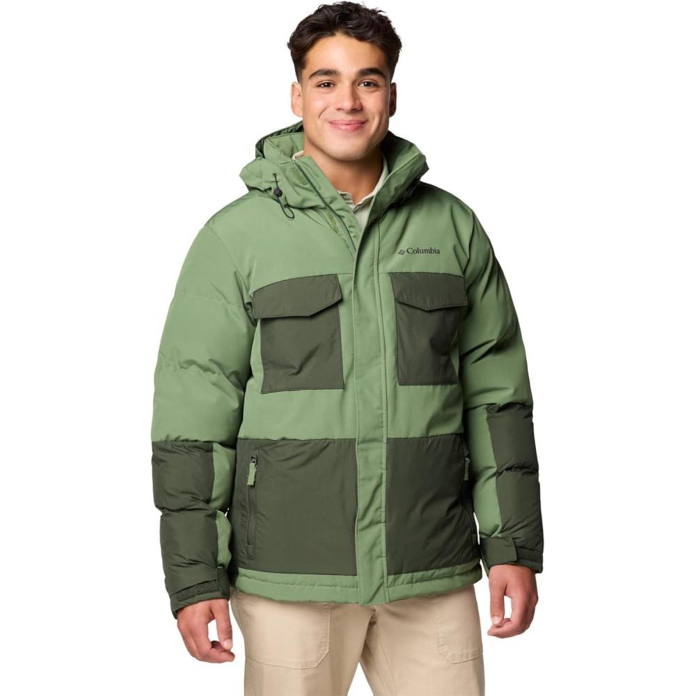 imageColumbia Mens Marquam Peak Fusion II JacketCanteenGreenscape