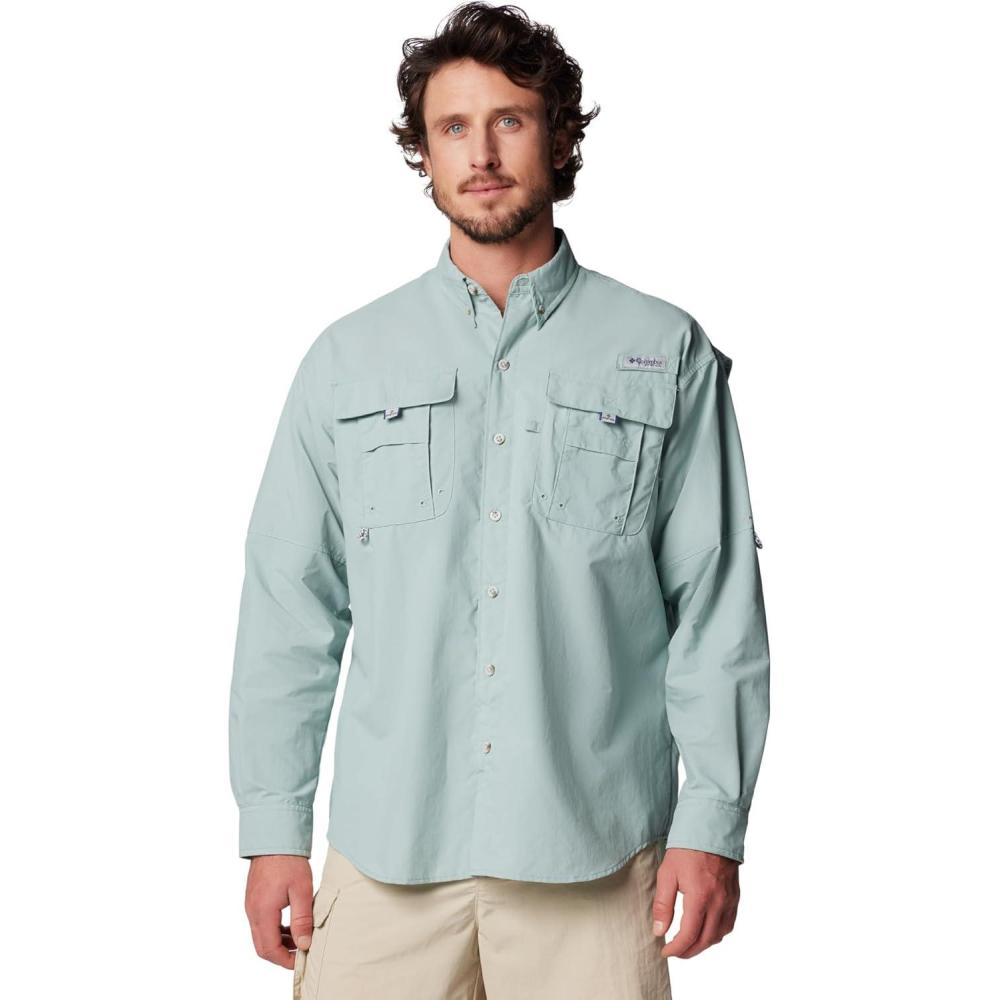 imageColumbia Mens PFG Bahama II Long Sleeve ShirtCrushed Blue