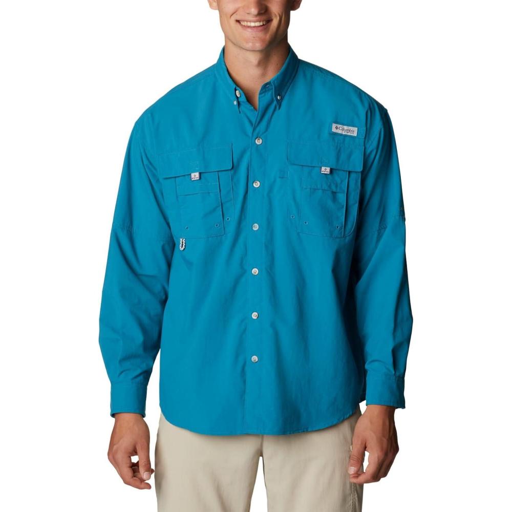 imageColumbia Mens PFG Bahama II Long Sleeve ShirtDeep Marine