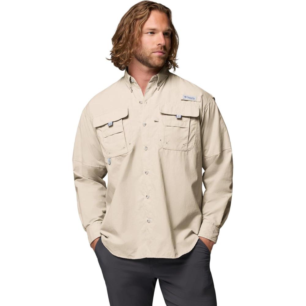 imageColumbia Mens PFG Bahama II Long Sleeve ShirtFossil