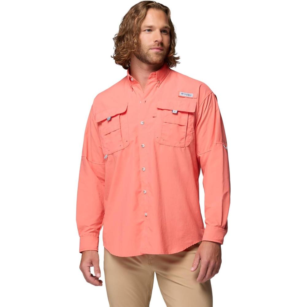 imageColumbia Mens PFG Bahama II Long Sleeve ShirtMelonade