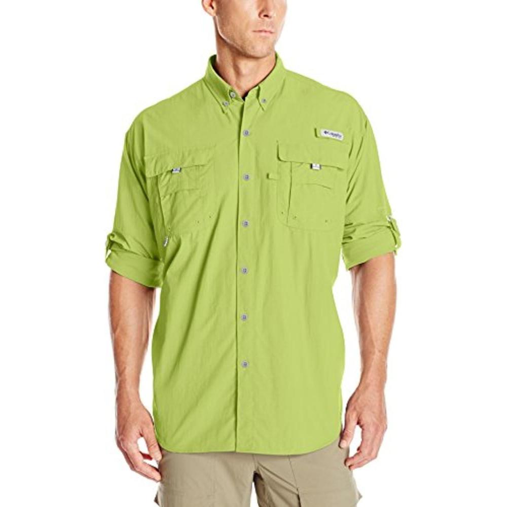 imageColumbia Mens PFG Bahama II Long Sleeve ShirtNapa Green