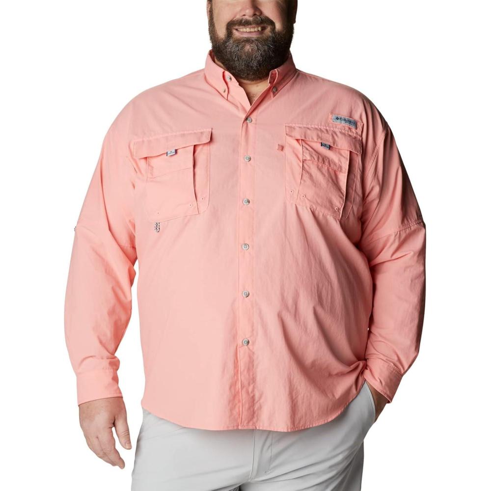 imageColumbia Mens PFG Bahama II Long Sleeve ShirtSorbet