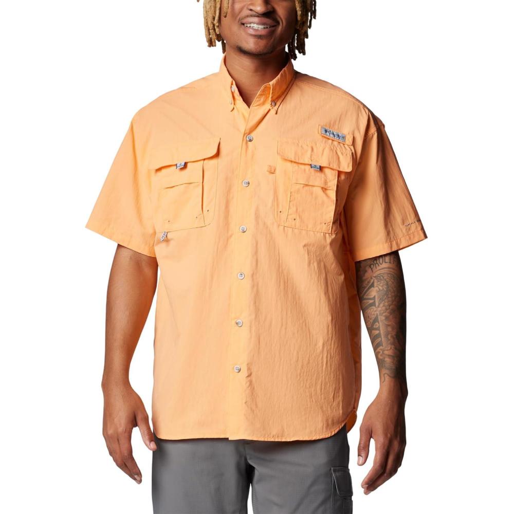 imageColumbia Mens PFG Bahama II Short Sleeve ShirtBright Nectar
