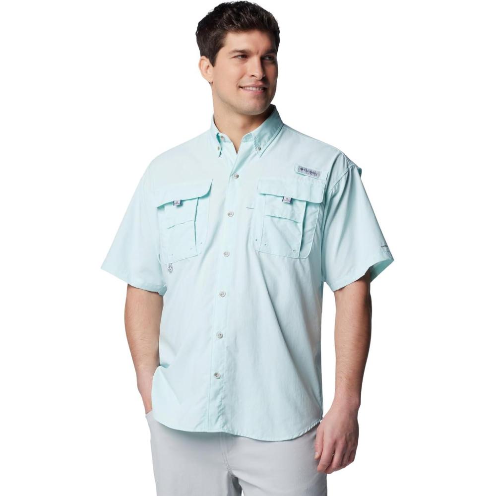 imageColumbia Mens PFG Bahama II Short Sleeve ShirtIcy Morn