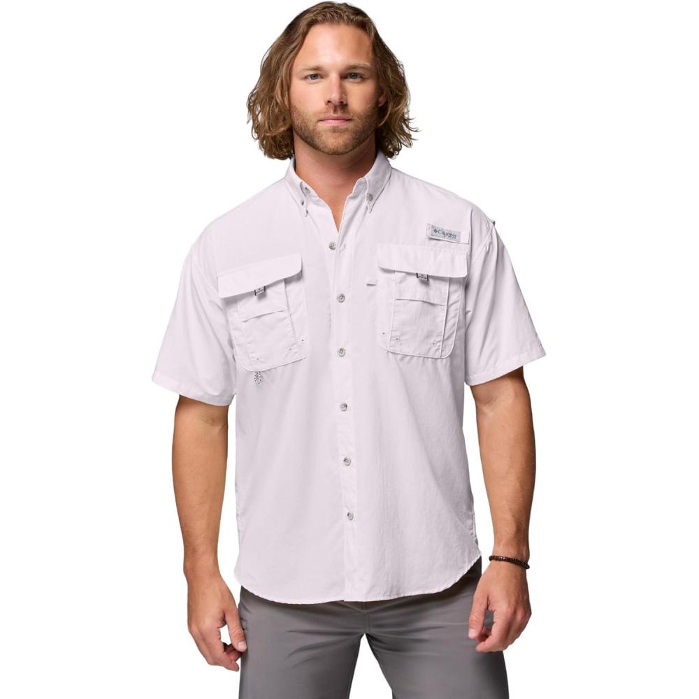 imageColumbia Mens PFG Bahama II Short Sleeve ShirtLavender Pearl