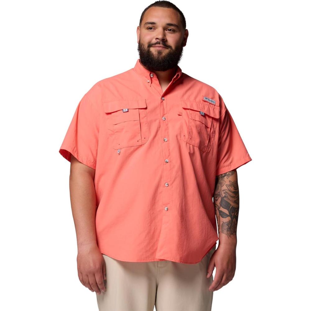 imageColumbia Mens PFG Bahama II Short Sleeve ShirtMelonade