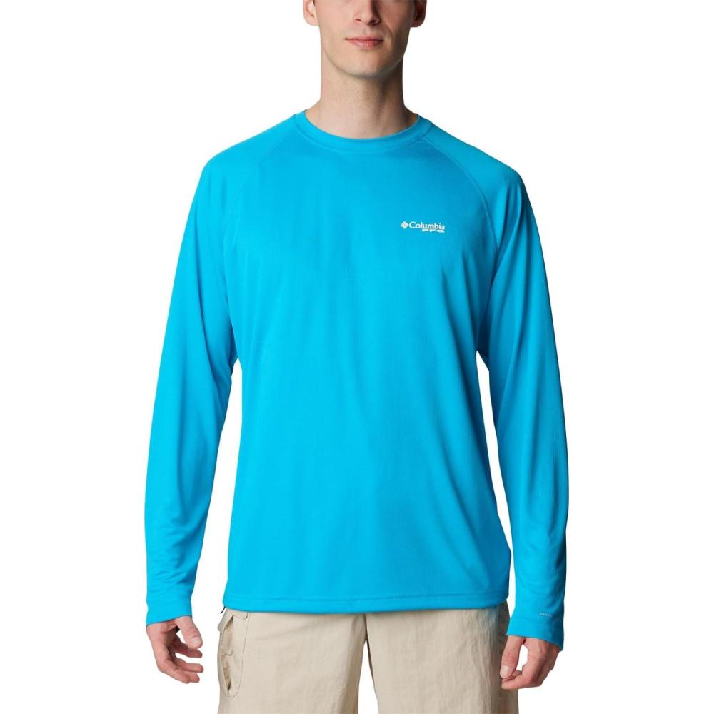 imageColumbia Mens PFG Solar Stream Long SleeveOcean Blue