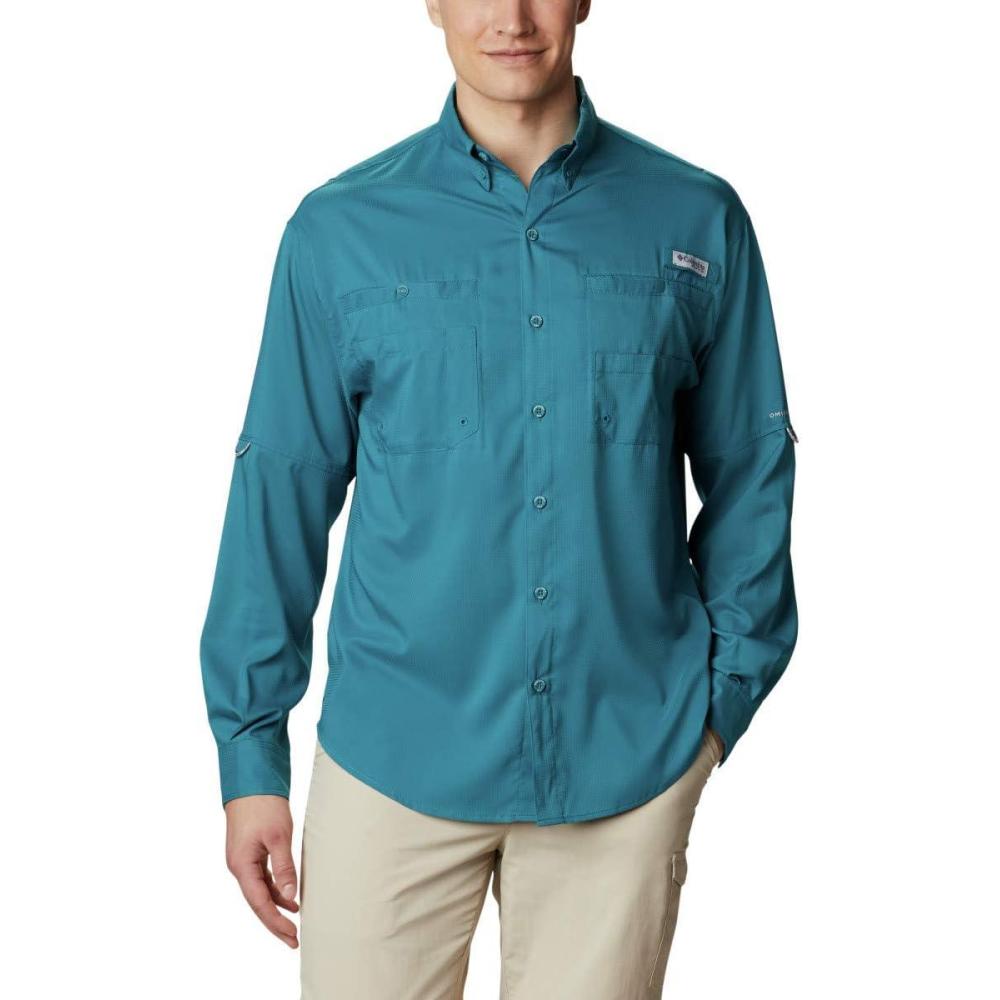 imageColumbia Mens PFG Tamiami Ii Long Sleeve ShirtAegean Blue