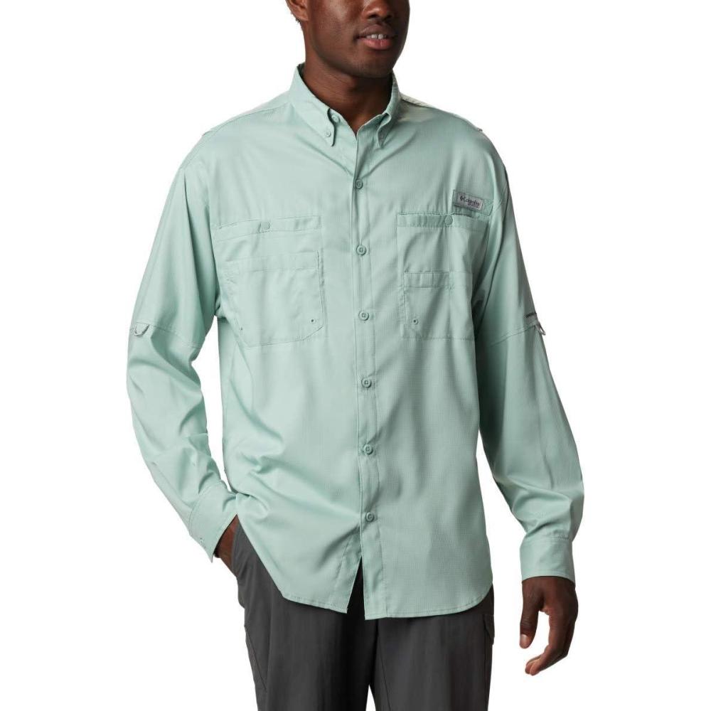 imageColumbia Mens PFG Tamiami Ii Long Sleeve ShirtAqua Tone