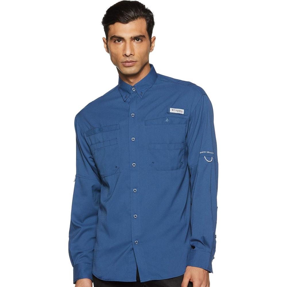 imageColumbia Mens PFG Tamiami Ii Long Sleeve ShirtHydrangea