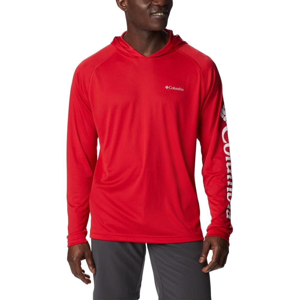 imageColumbia Mens PFG Uncharted HoodieMountain Red