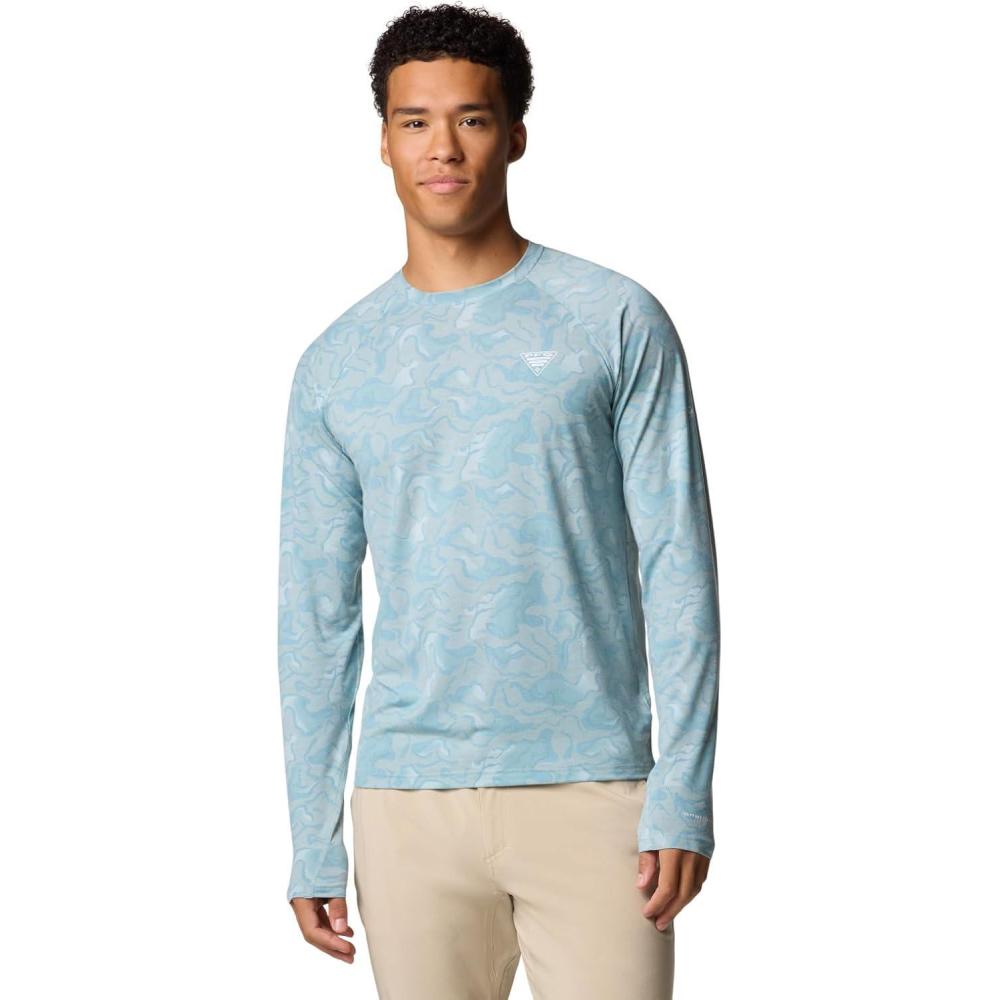 imageColumbia Mens PFG Uncharted Long SleeveCrushed Blue Swamplands