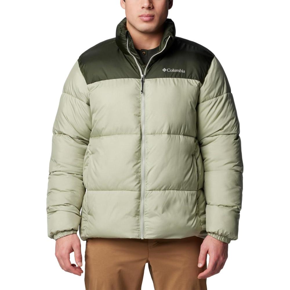 imageColumbia Mens Puffect Iii JacketSafariGreenscape