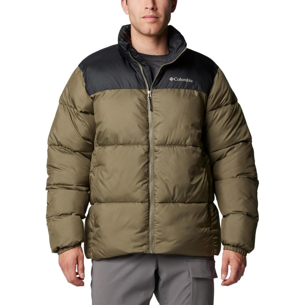 imageColumbia Mens Puffect Iii JacketStone GreenBlack