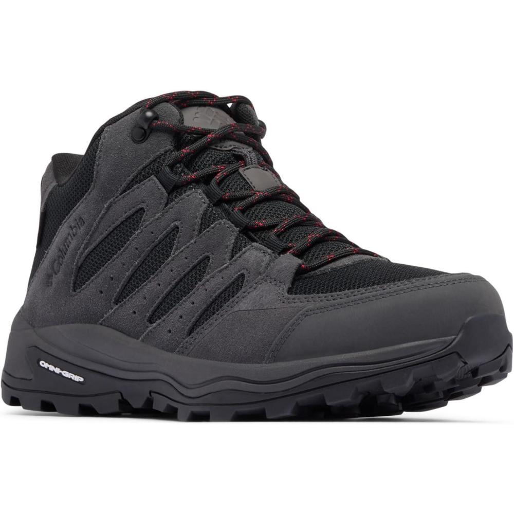 imageColumbia Mens Redmond Iv Mid WaterproofBlackMountain Red