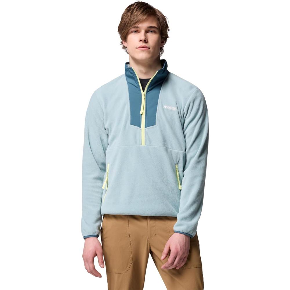imageColumbia Mens Sequoia Grove Half Zip FleeceCrushed BlueEverblue