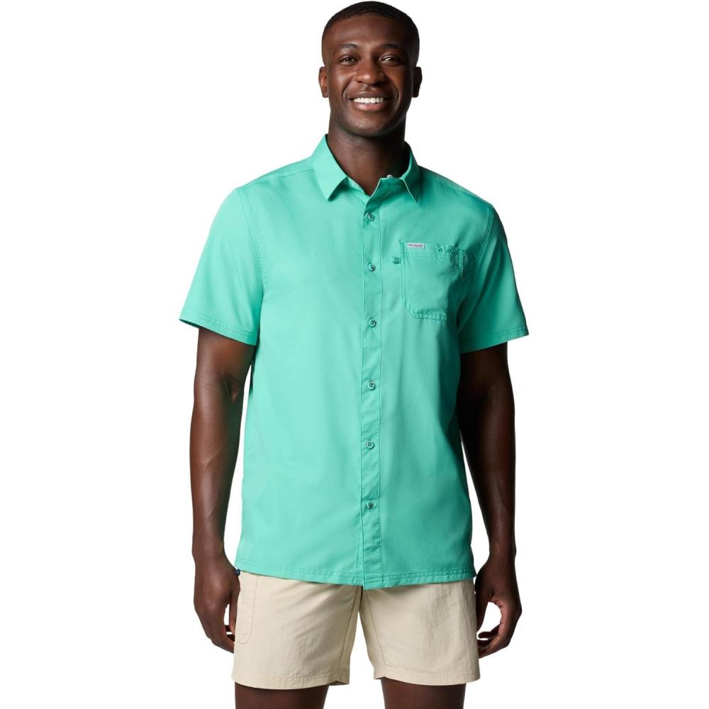 imageColumbia Mens Slack Tide Camp ShirtGlaze Green