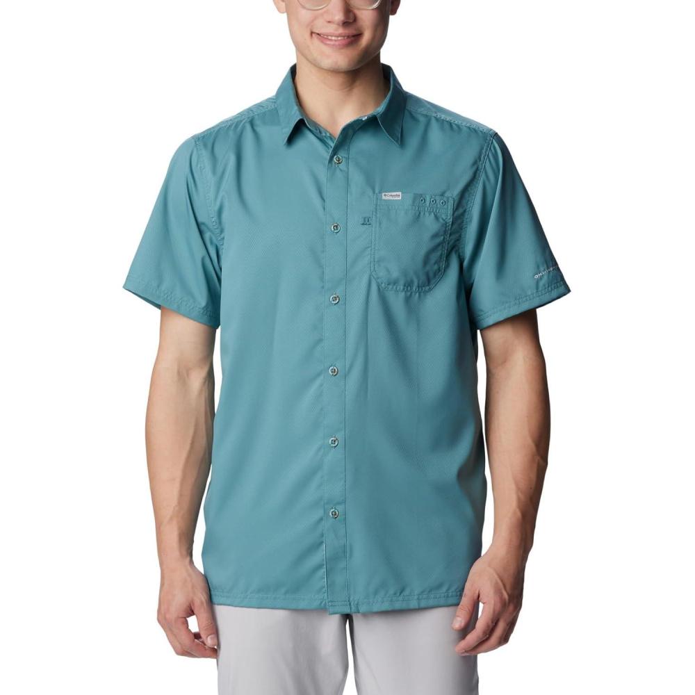 imageColumbia Mens Slack Tide Camp ShirtTranquil Teal