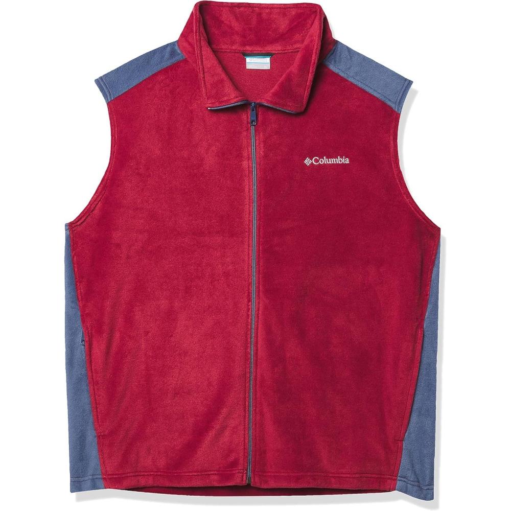 imageColumbia Mens Steens Mountain VestRed ElementDark Mountain