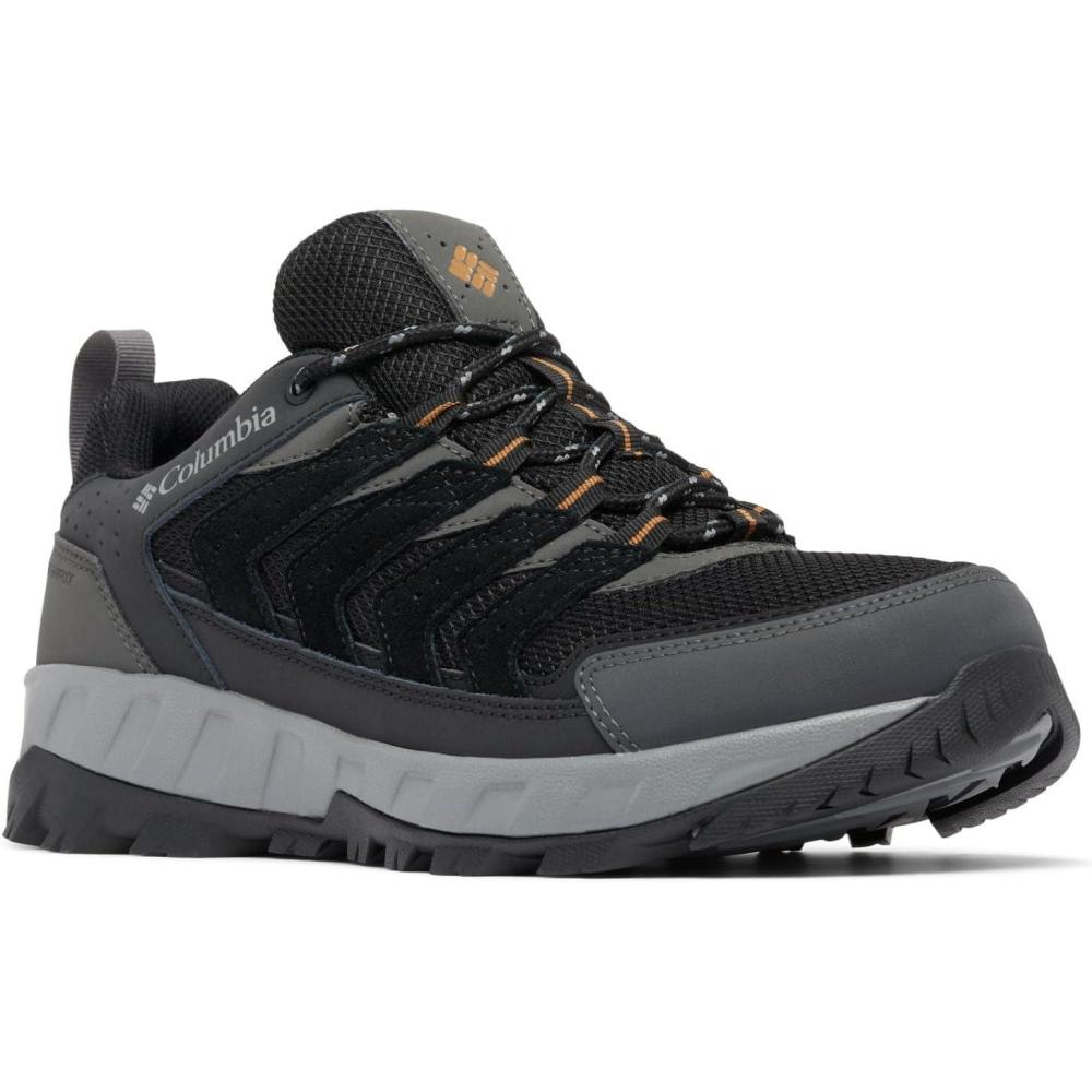 imageColumbia Mens Strata Trail Low Waterproof Hiking ShoesBlackElk