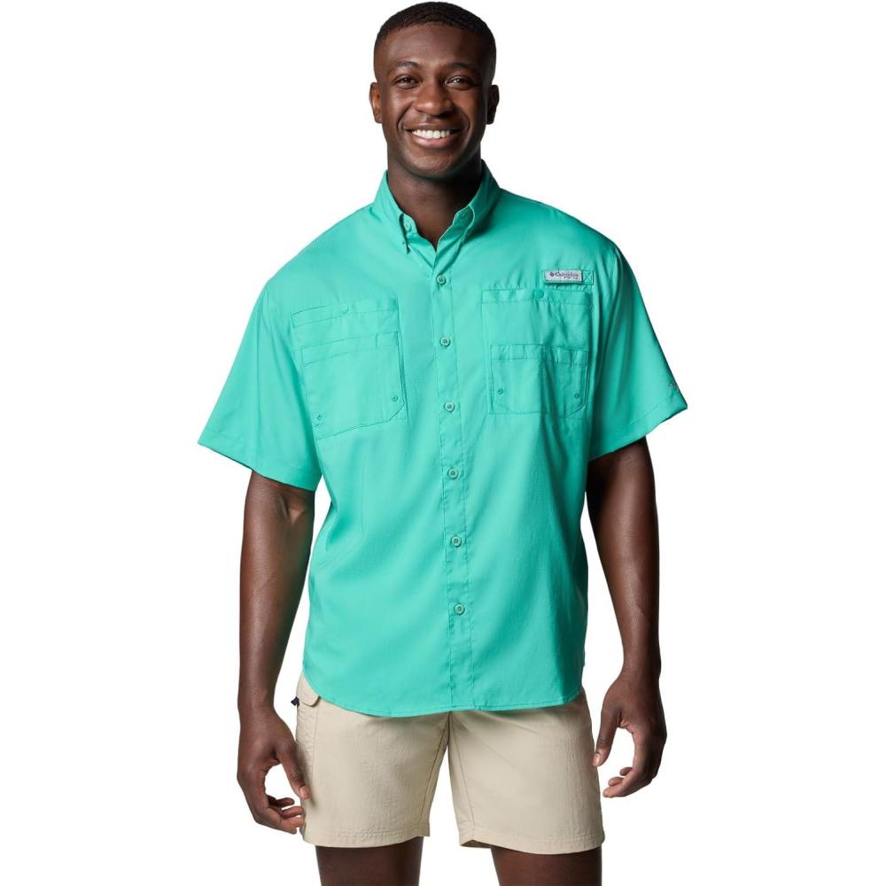 imageColumbia Mens Tamiami II Short Sleeve ShirtGlaze Green
