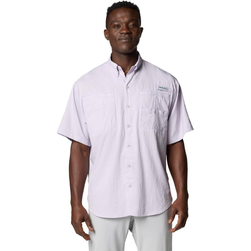 imageColumbia Mens Tamiami II Short Sleeve ShirtLavender Pearl