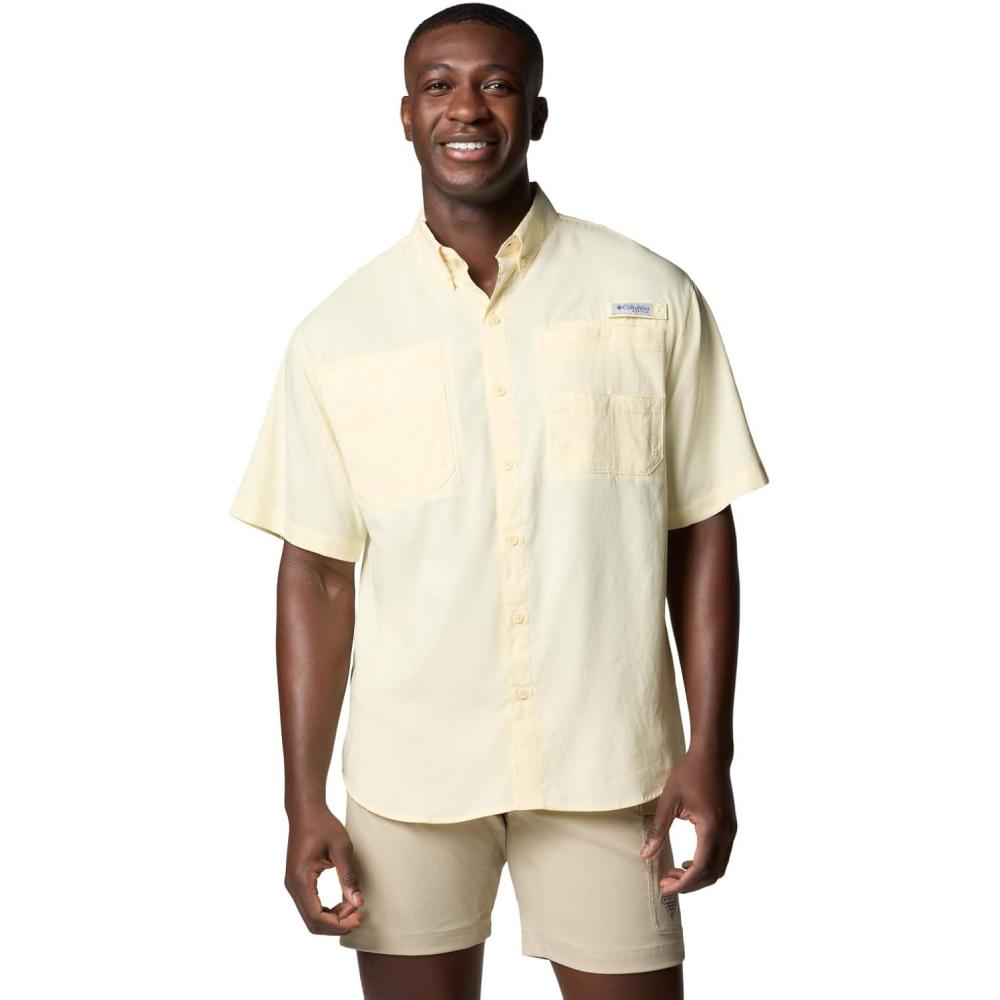 imageColumbia Mens Tamiami II Short Sleeve ShirtLemon Wash