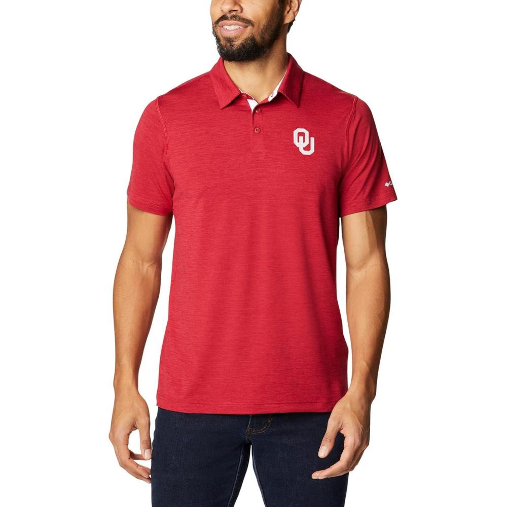 imageColumbia Mens Tech Trail PoloOk Red Velvet