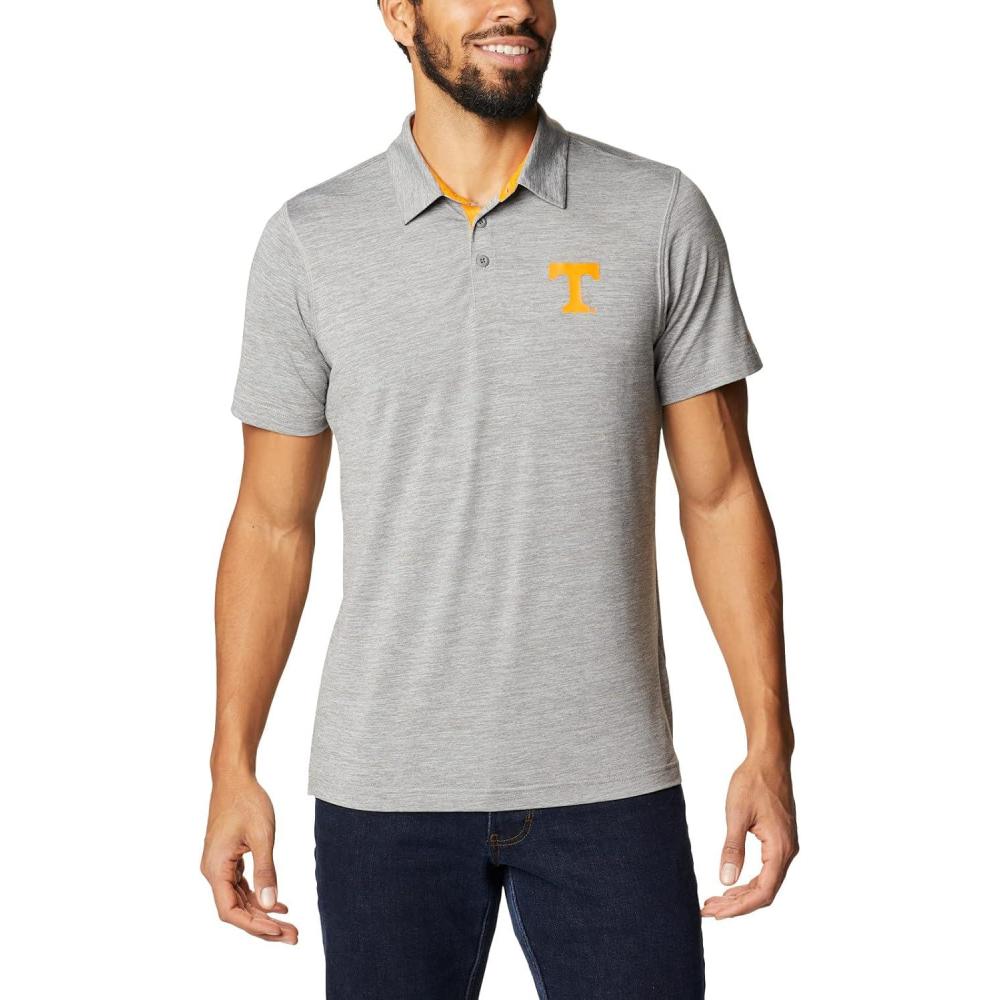 imageColumbia Mens Tech Trail PoloUt Charcoal