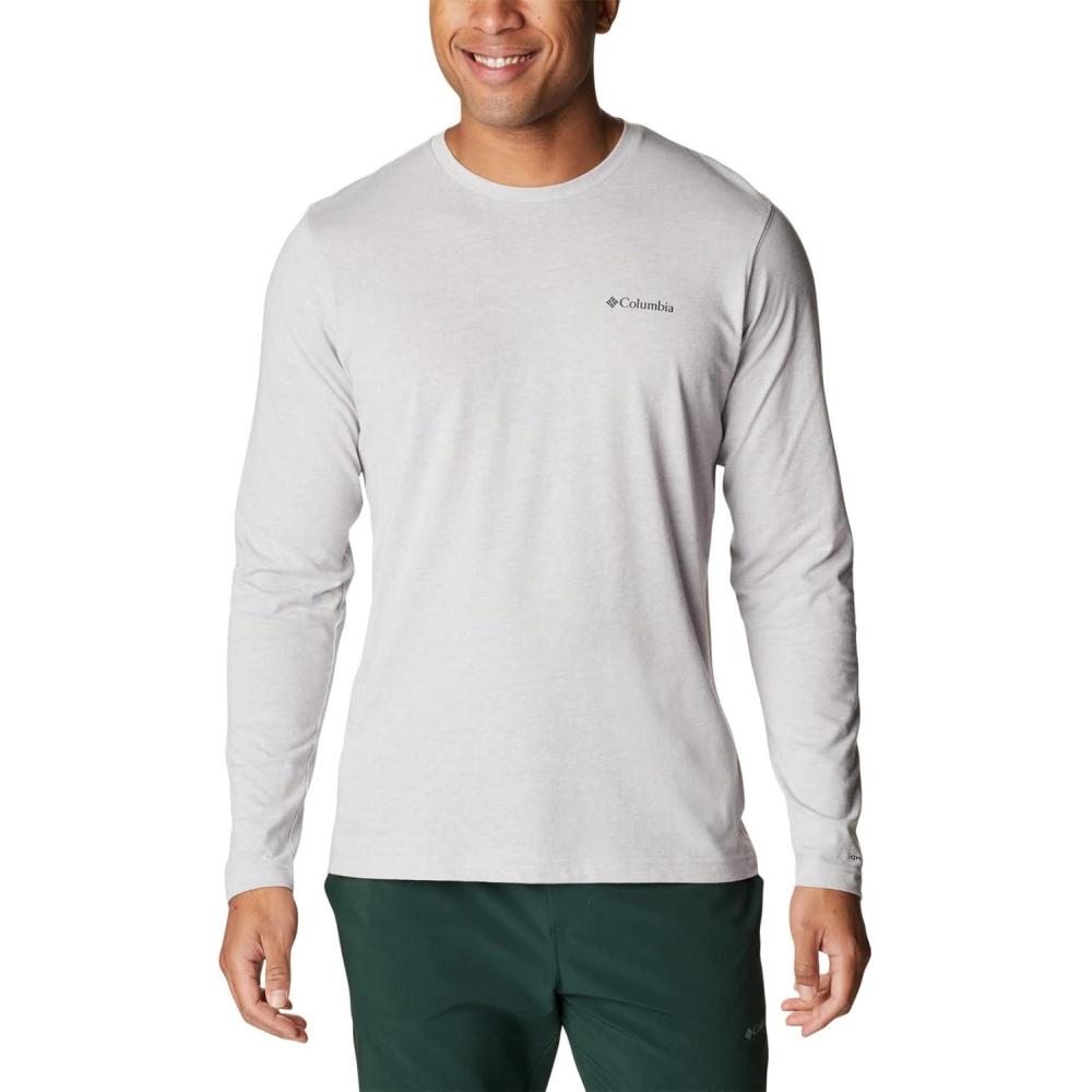 imageColumbia Mens Thistletown Hills Long Sleeve CrewColumbia Grey Heather