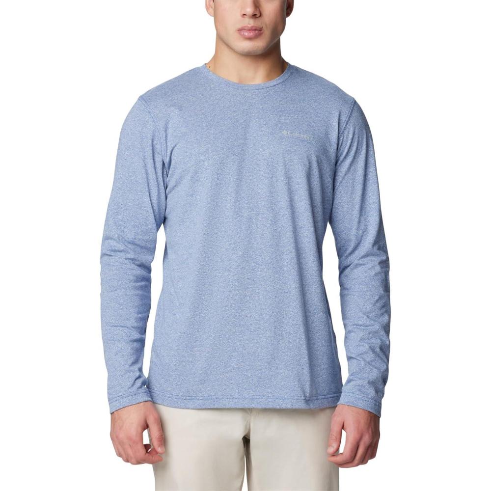imageColumbia Mens Thistletown Hills Long Sleeve CrewMountain Blue